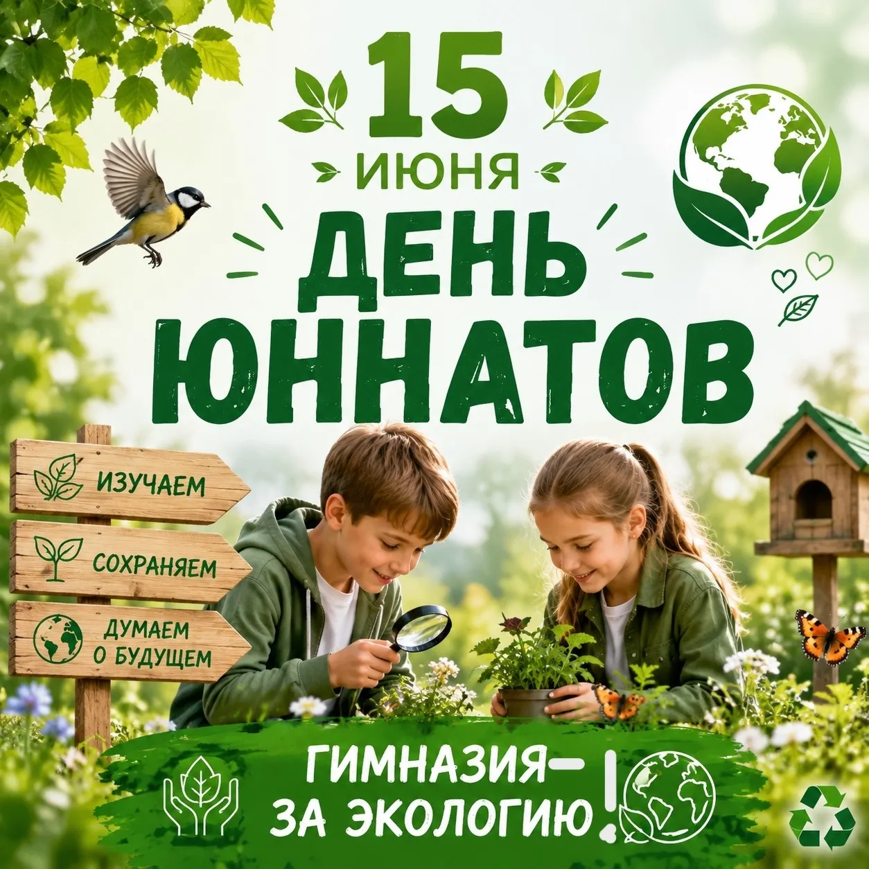 🌿 КТО ТАКИЕ ЮННАТЫ? 🌿

15 июня отмечается День юннатского движения в России, которому в этом году 