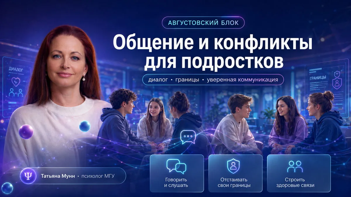 Коммуникация и профилактика конфликтов у подростков: социально-образовательная программ...