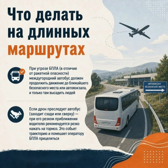 КАК ВЕСТИ СЕБЯ ПРИ АТАКЕ БПЛА НА ТРАНСПОРТ?

Угроза с воздуха стала реальностью для наших дорог. В т