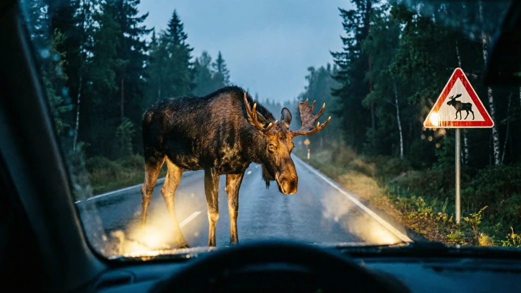 🦌 Владимирские лоси выходят на трассы: осенний гон повышает риск ДТП