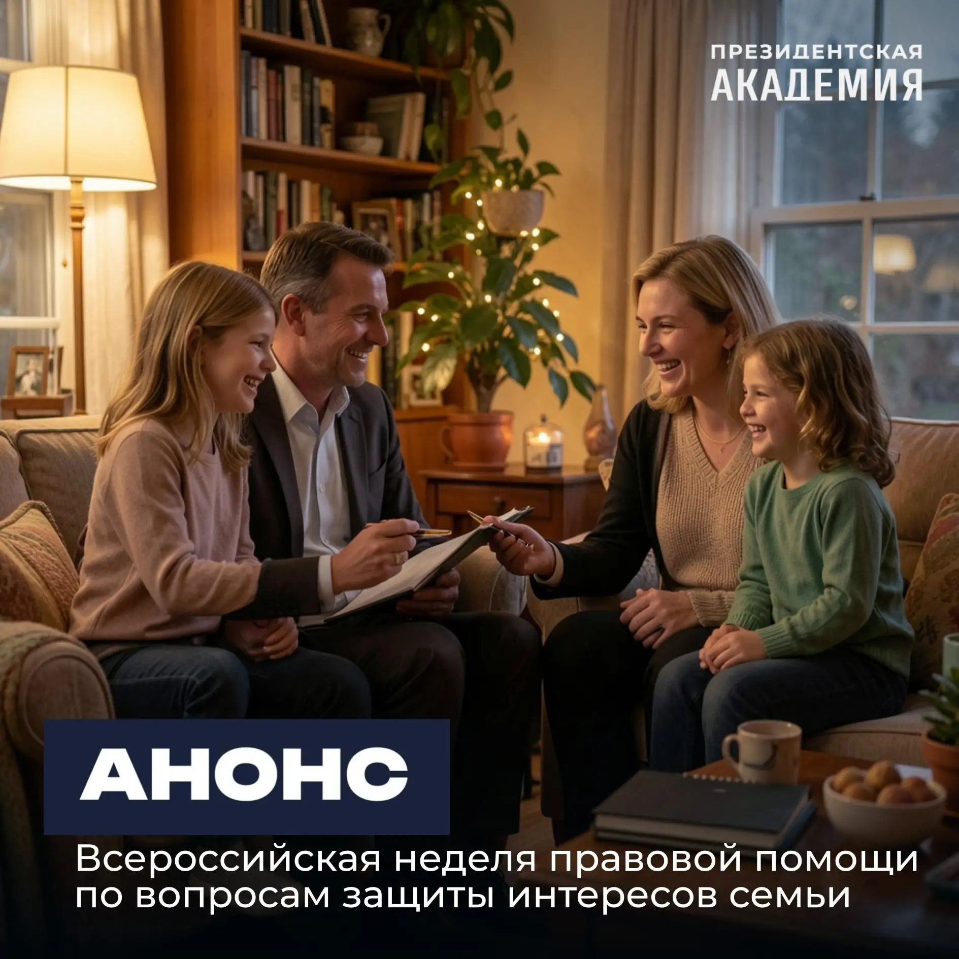 Семья и право 

Приглашаем принять участие во Всероссийской неделе правовой помощи по вопросам защит