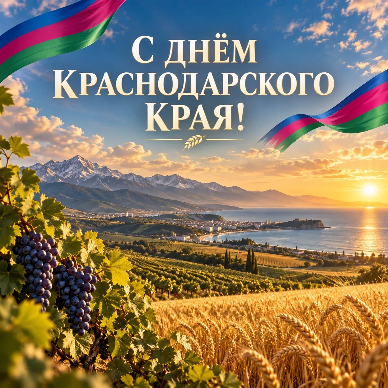 💙 13 сентября Краснодарский край отмечает свой день рождения!
