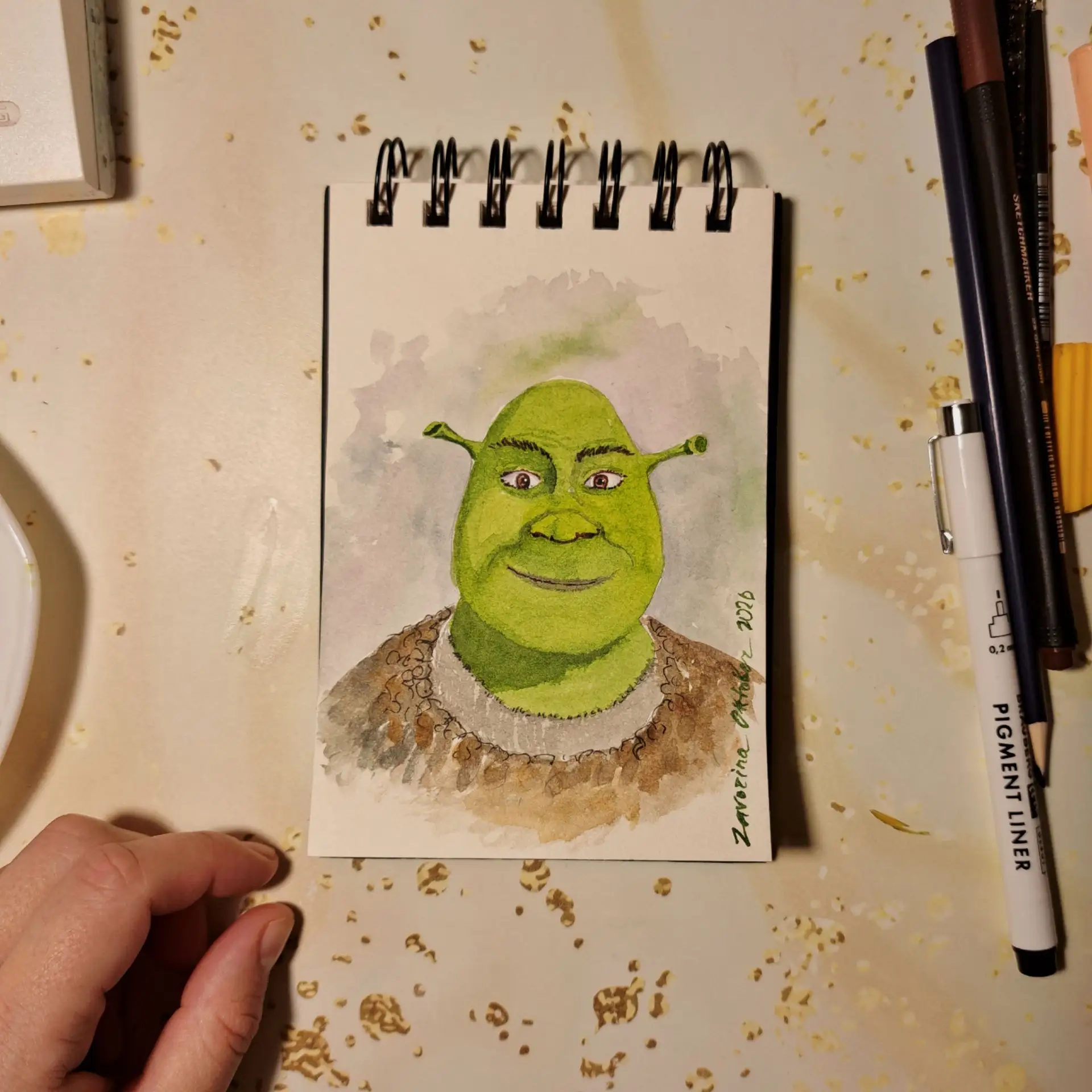 6 тема inktober 2026 : огр, великан. 🗿