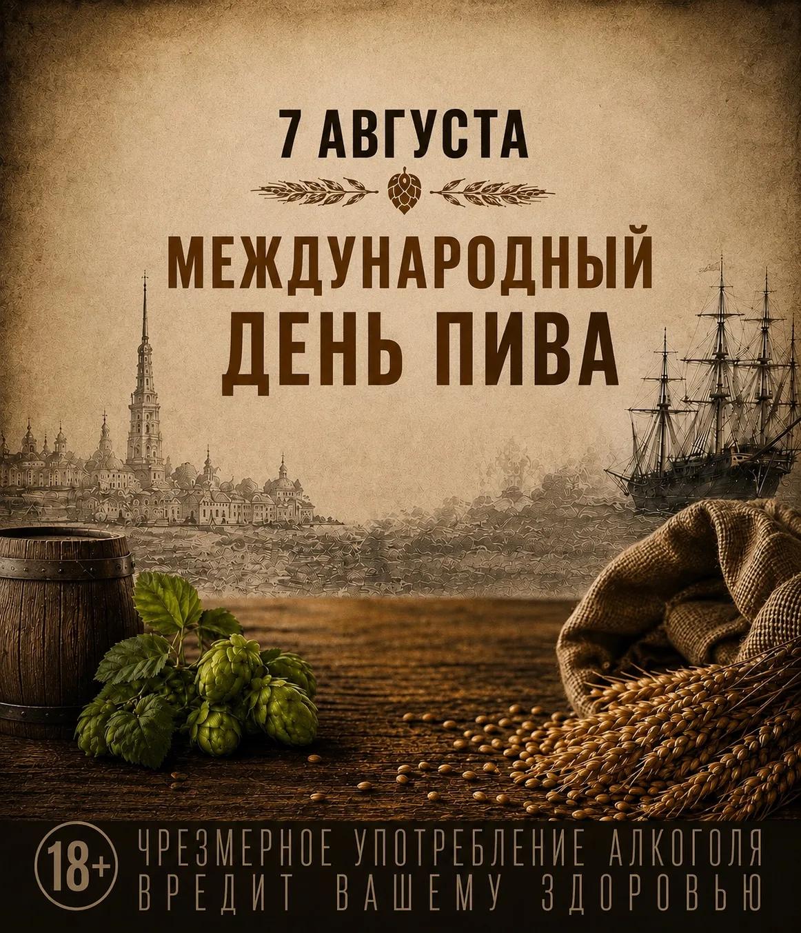 🍺 Международный день пива

Ежегодно в первую пятницу августа отмечается Международный день пива — д