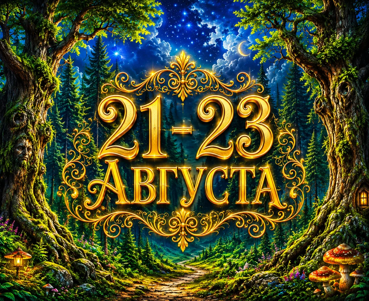 Привет, дорогие друзья! Давайте разберем даты 21 - 23 августа