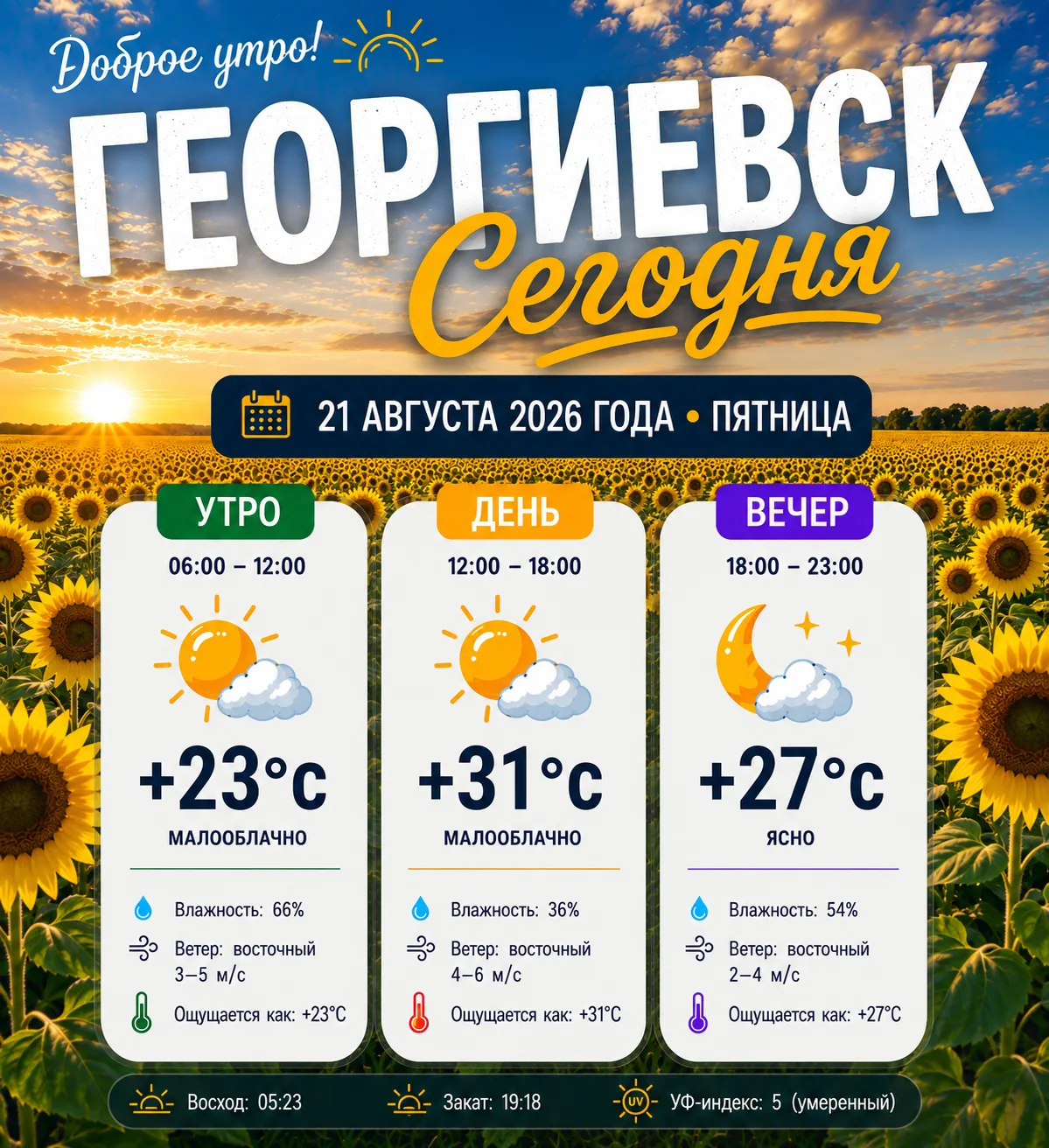 Доброе утро, Георгиевск!