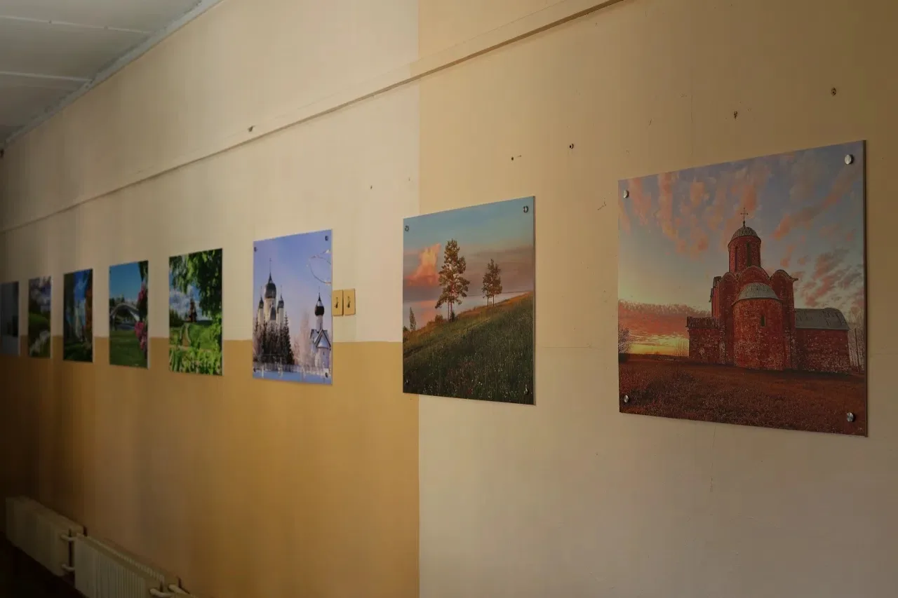 🖼 Ребята встретились с красотой Новгородчины на фотовыставке Анатолия Федотова
