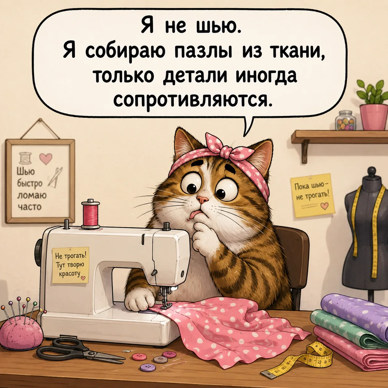 Правда на 100% 😆

Ручки шьют х Подписаться