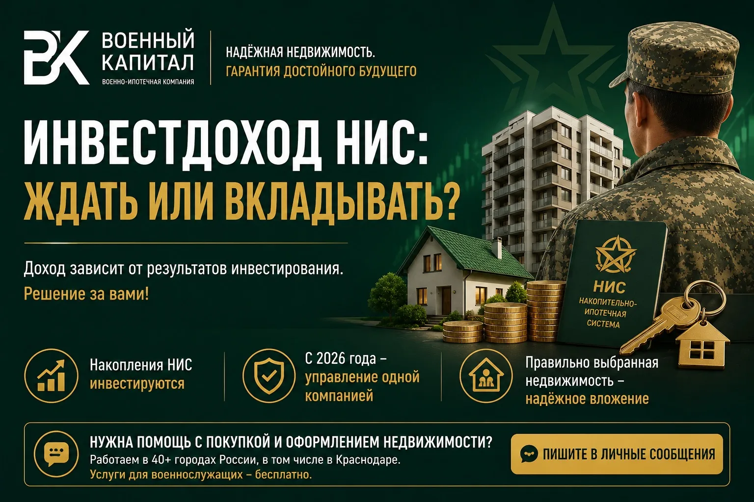 Инвестдоход НИС: ждать или вкладывать в недвижимость?