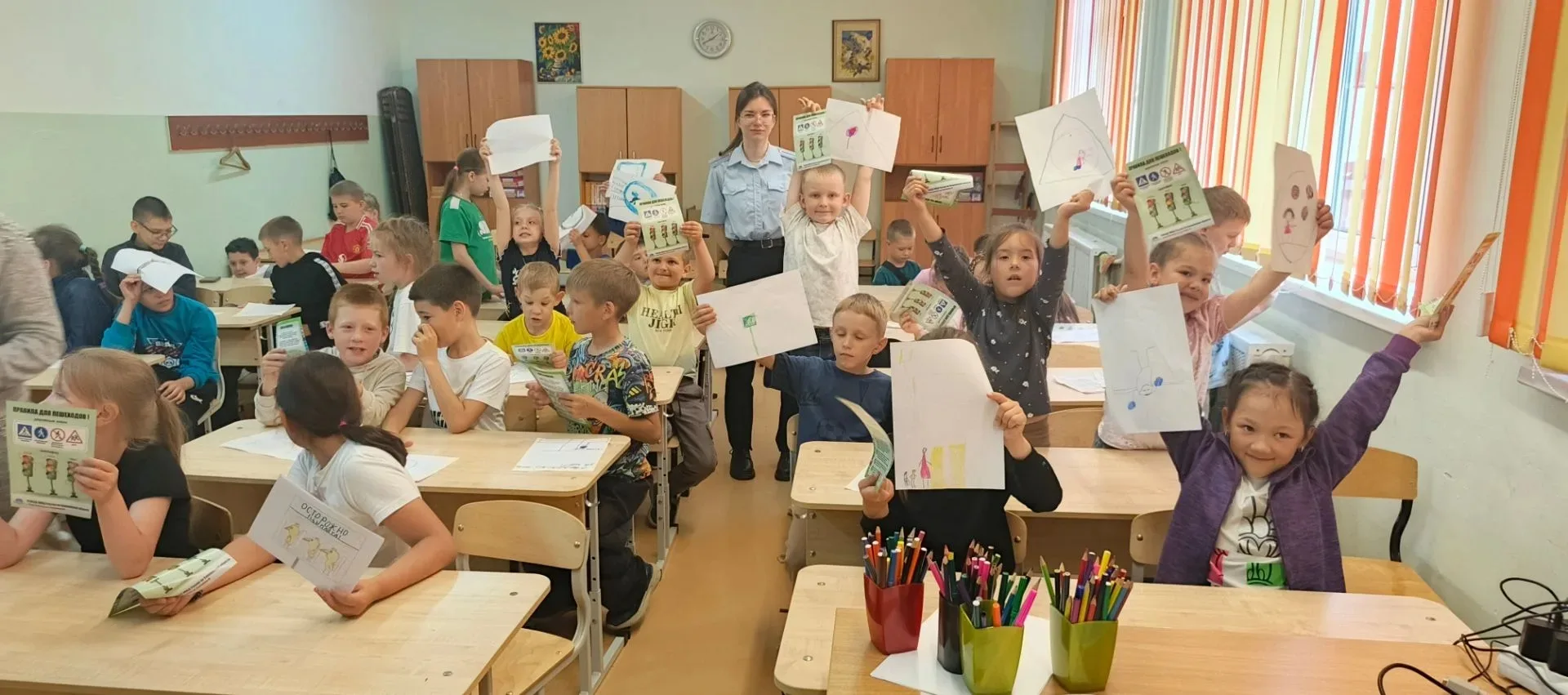 🚦 Безопасность на дороге — это важно, и сегодня в лагере «Ручеёк» ребята узнали об это...