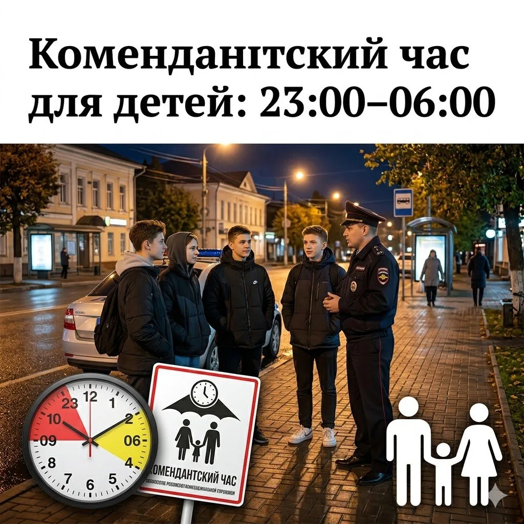 За неделю в Заинске выявили восемь нарушений комендантского часа среди несовершеннолетних