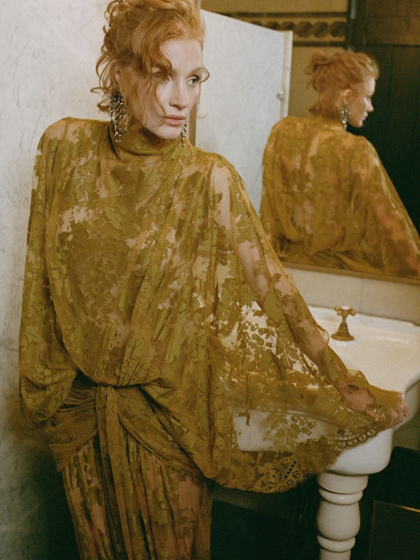 Что-то на осеннем: красавица Джессика Честейн для нового Porter Magazine 🧡