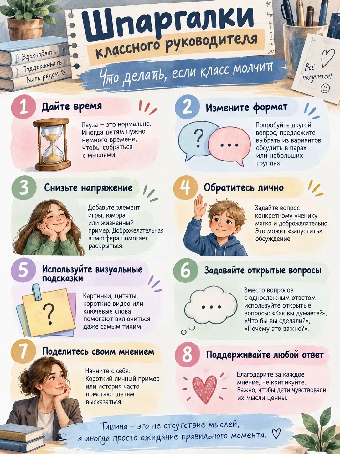 Шпаргалки классного руководителя