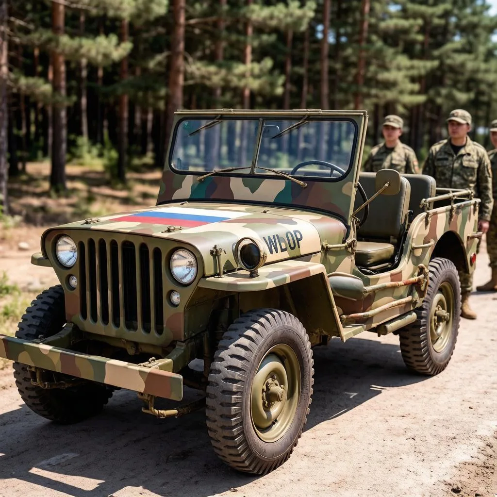 Попросил нейросеть нарисовать легенду Второй Мировой войны - Willys MB. Вот что из этого получилось�