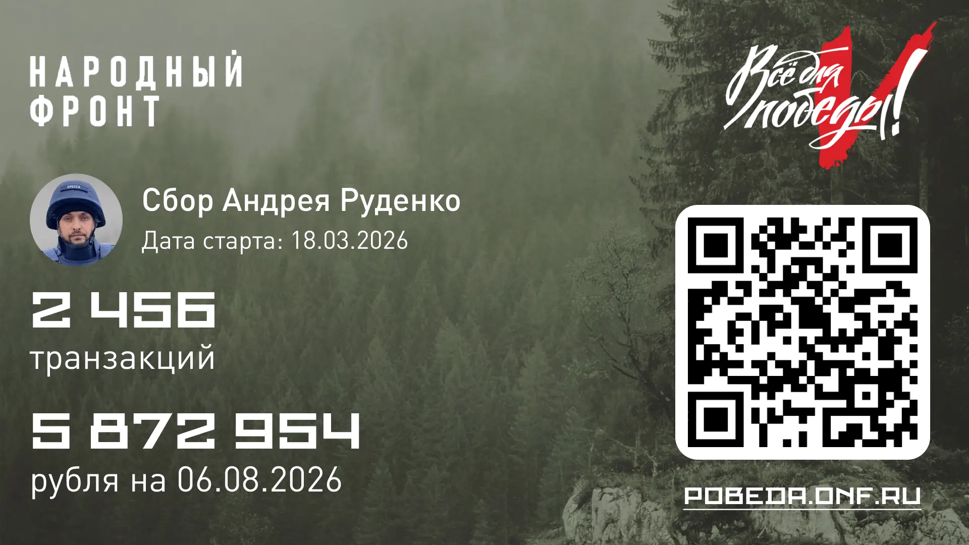 ⚡️ Продолжаем сбор вместе с Народным Фронтом в поддержку 9 отдельной гвардейской мотост...