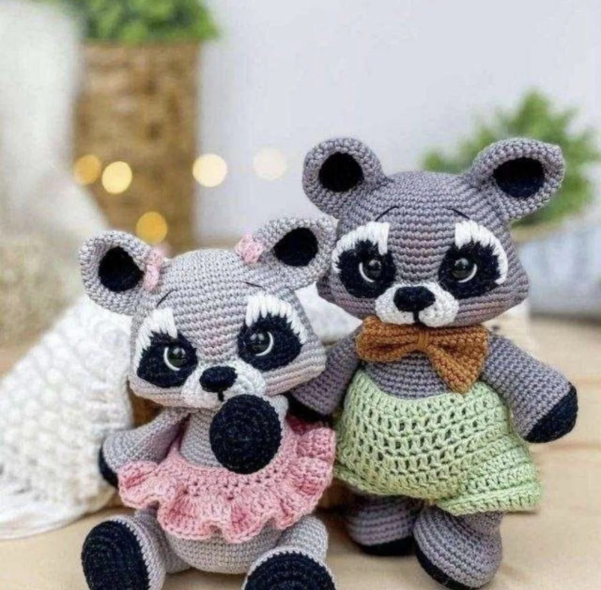 Пара енотов 🦝