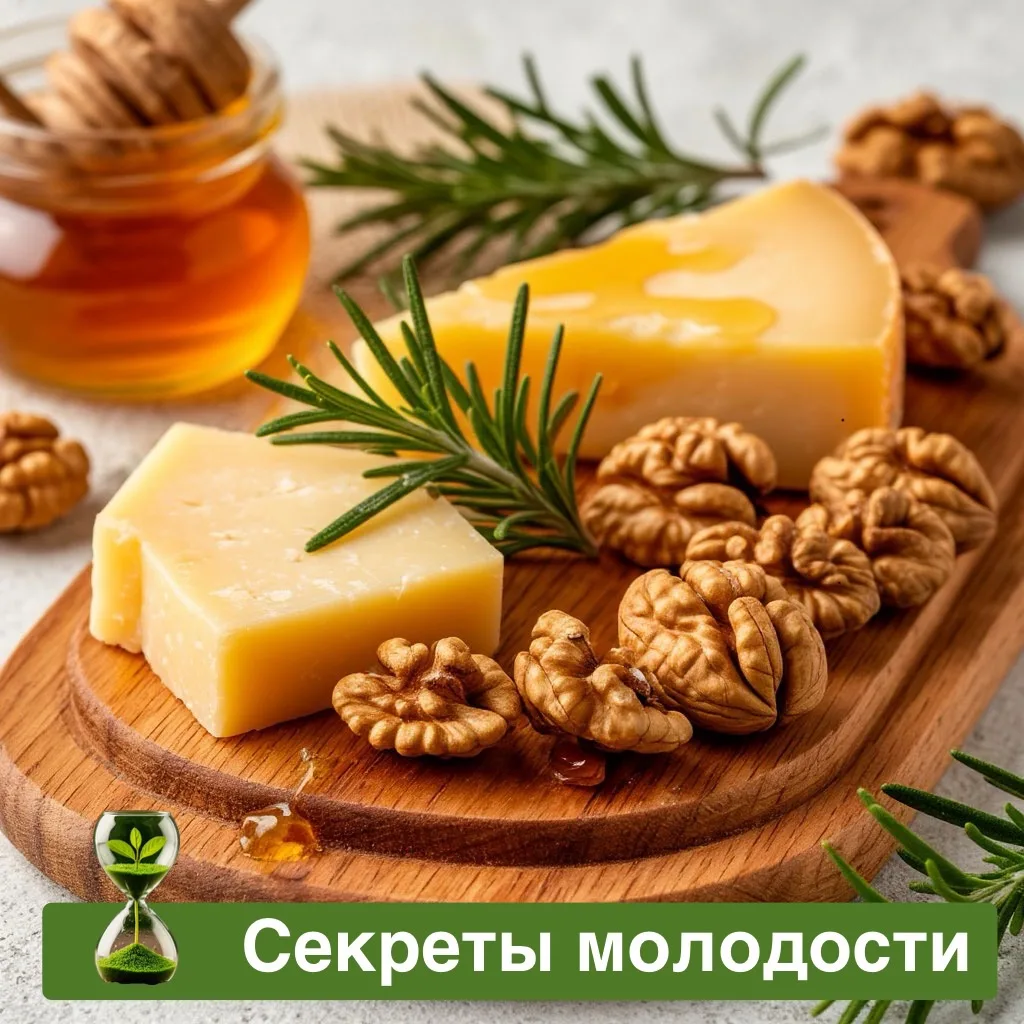 Козий сыр с мёдом и орехами — кальций и полезные жиры для гормонов и костей.