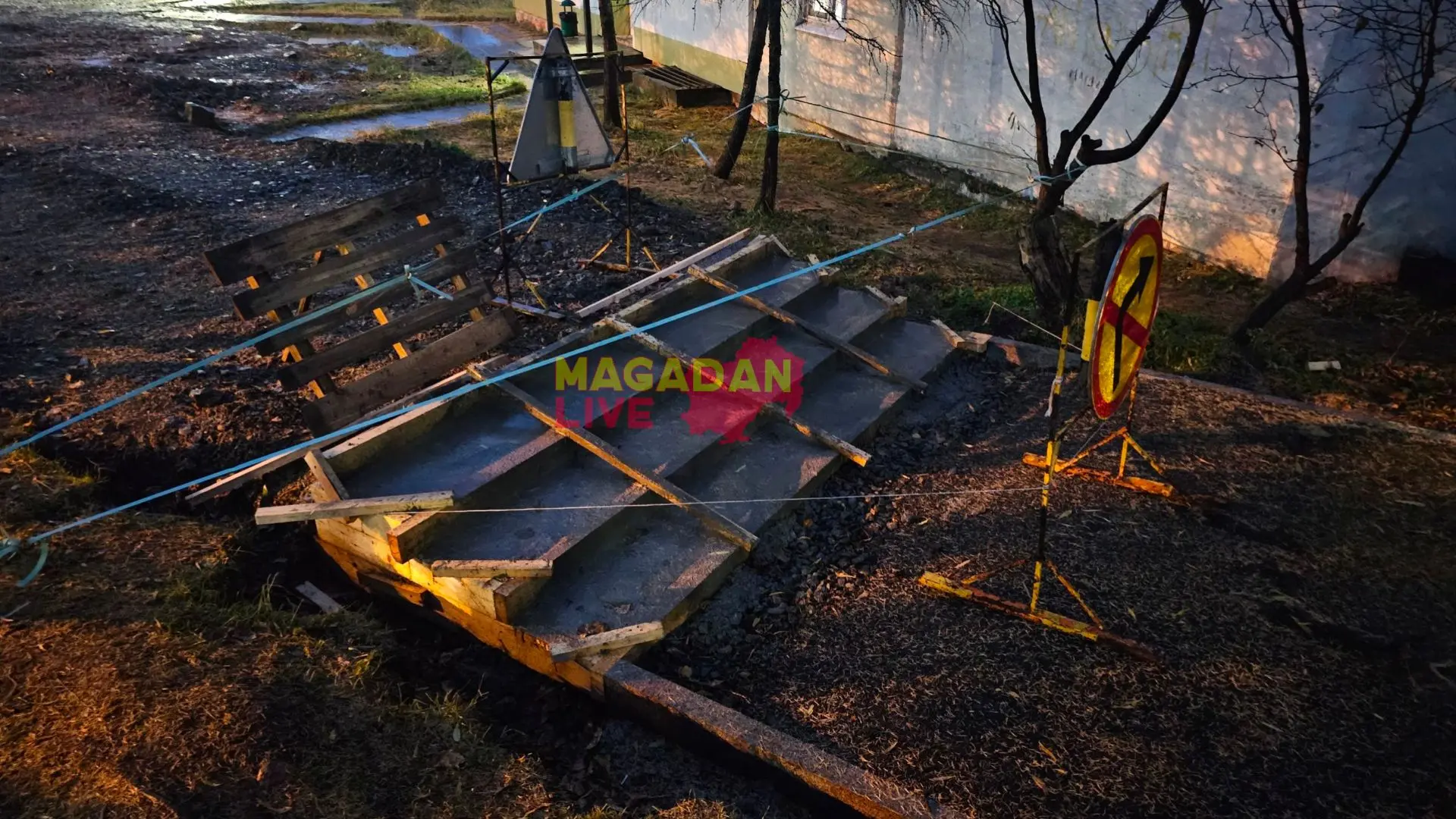 А пандус будет для колясок? Или бюджетом не заложено?