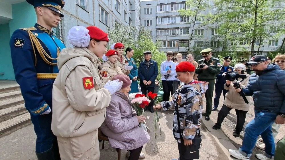 ✅В канун великого дня, Дня Победы, 8 мая, юнармейцы отряда " Ястреб" приняли участие в Параде Победы