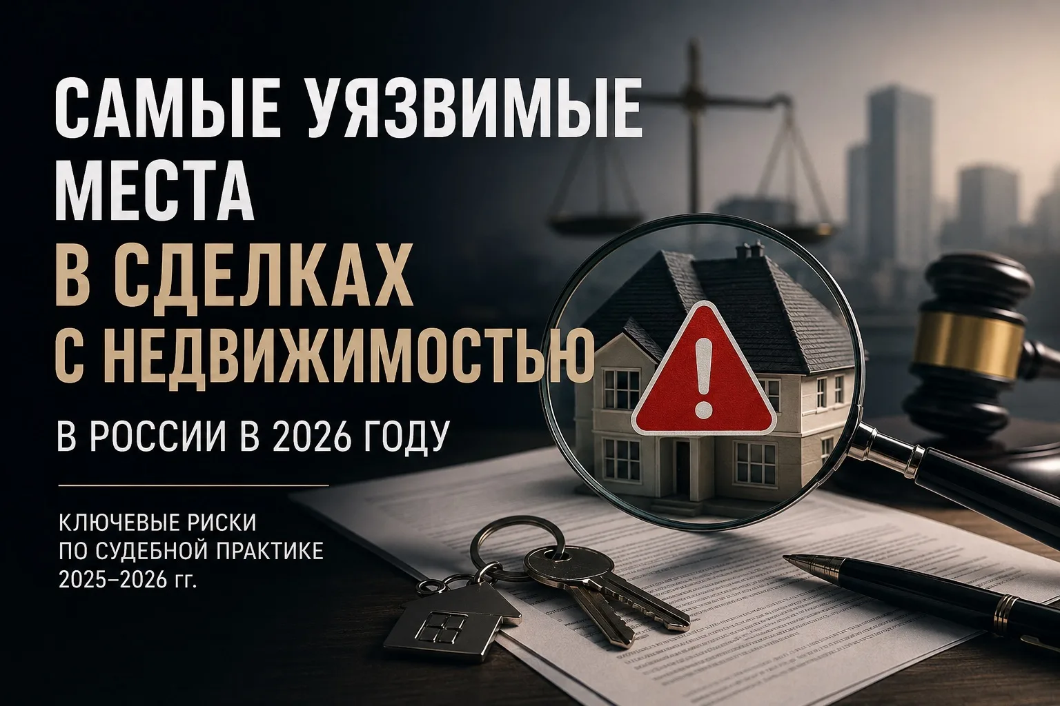 🛑 Самые уязвимые места в сделках с недвижимостью в России в 2026 году, которые регуляр...