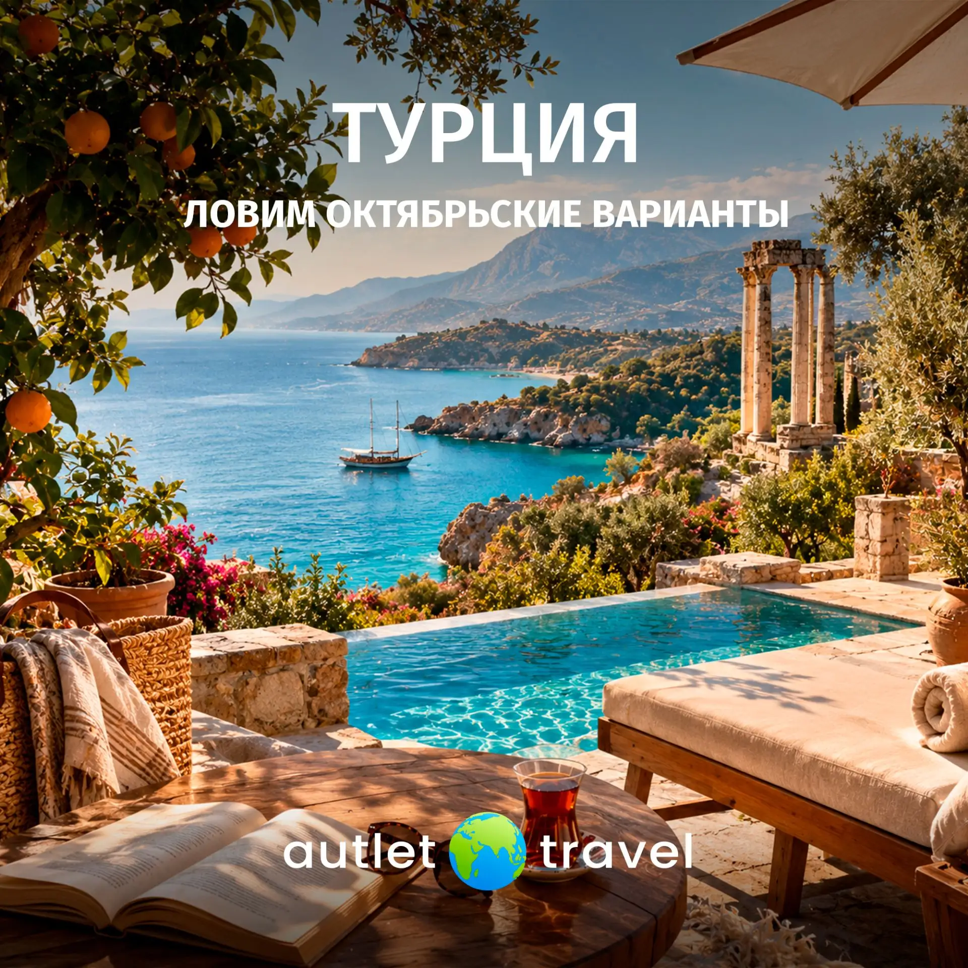 🇹🇷 Турция — тот самый отпуск, который особенно хорош в октябре