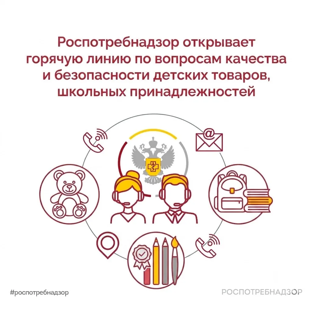 С 10 по 21 августа Роспотребнадзор проведет Всероссийскую горячую линию по вопросам кач...