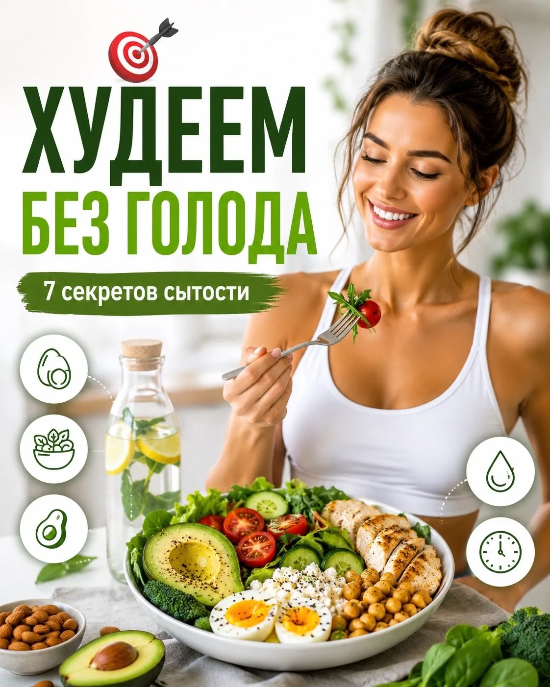 🎯 «Хитрости», которые помогут похудеть и при этом не ходить голодным

✅Худеть — не значит страдать 