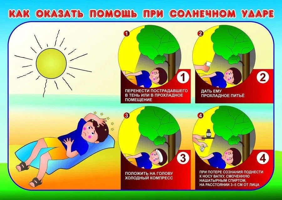 С приходом летнего периода возникает сезонная опасность - перегрев, солнечный или тепловой удар. Есл
