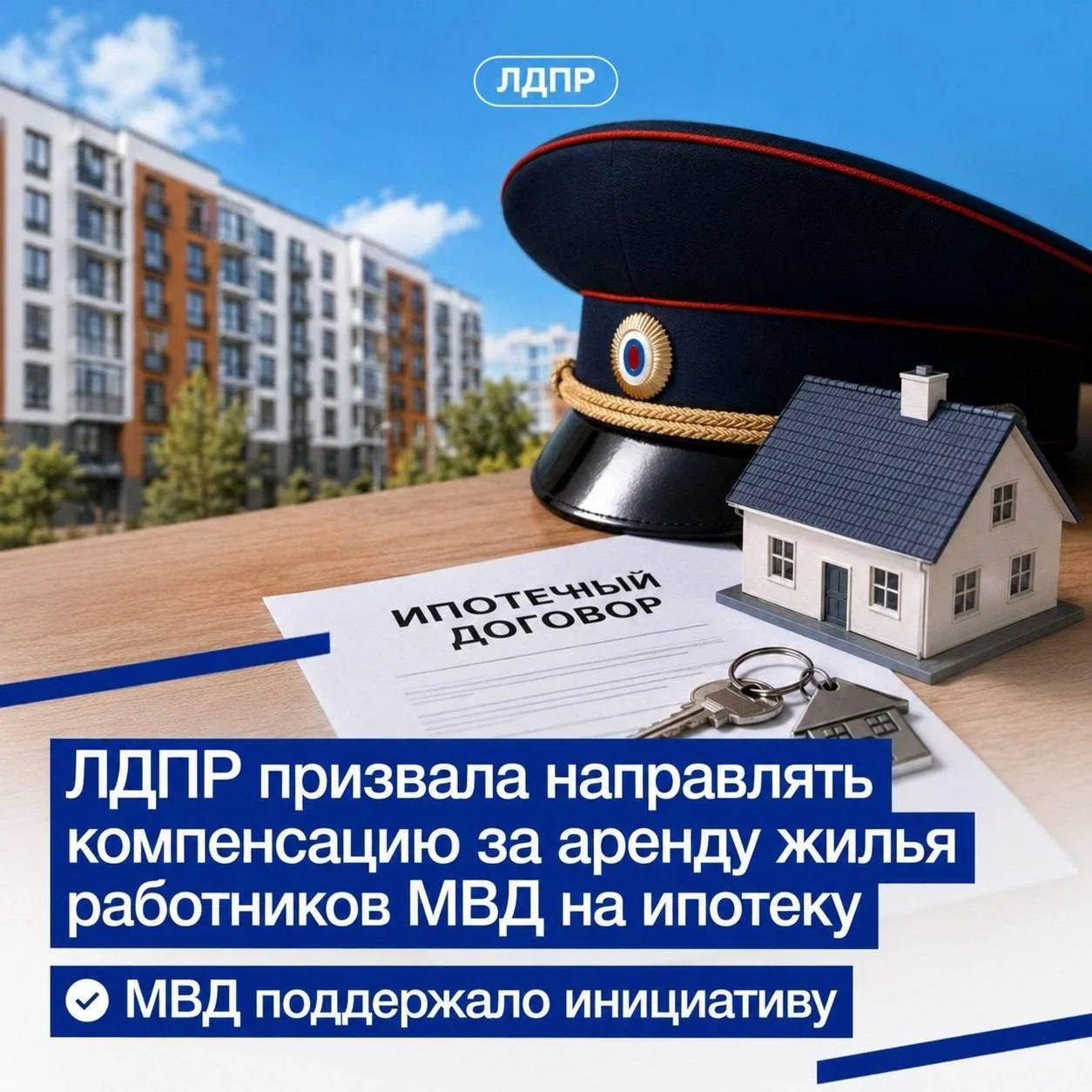 Как дать доступное жильё сотрудникам МВД? Разрешить им направлять компенсацию за съёмно...