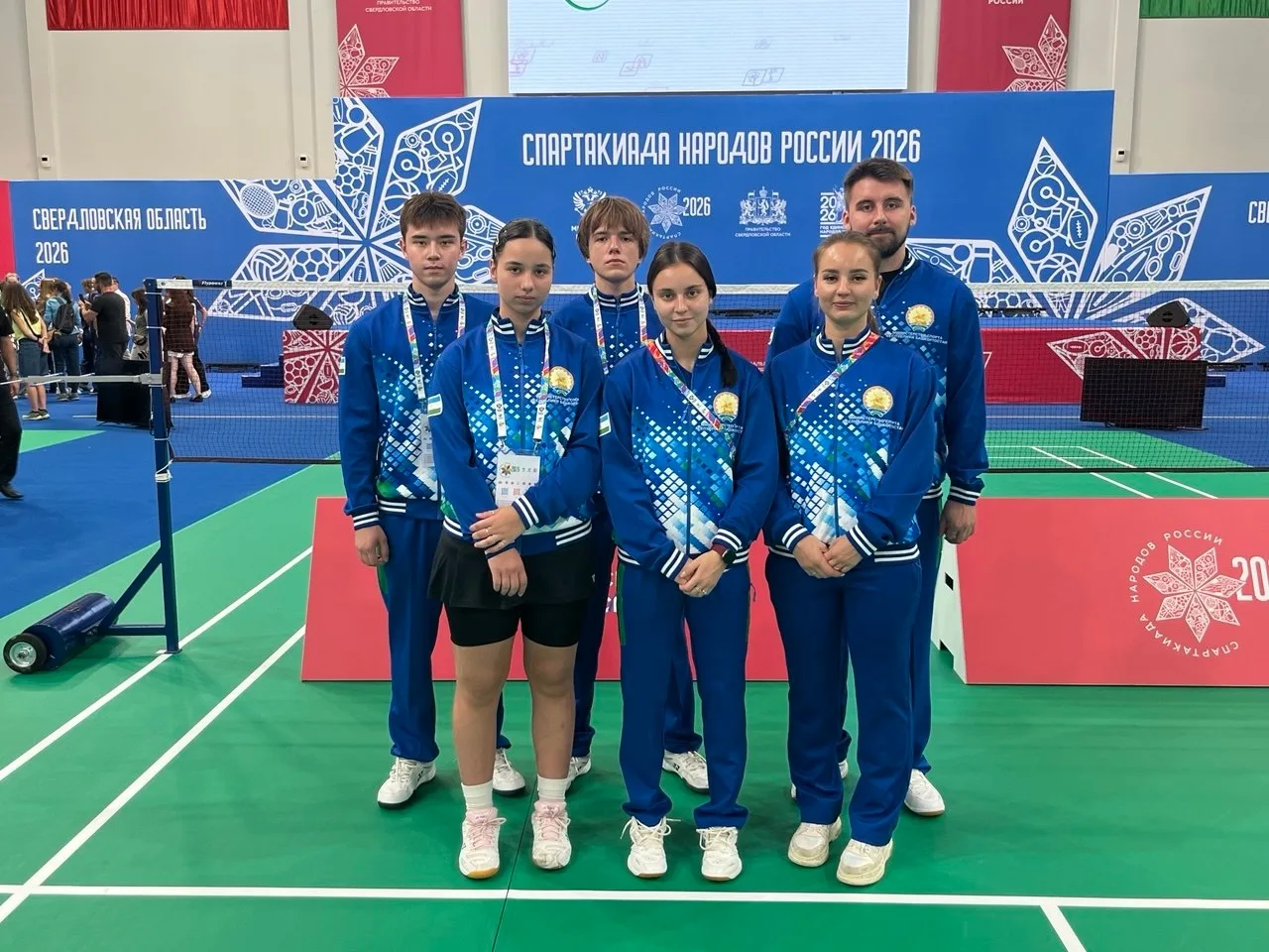 Шесть наших бадминтонистов выступают на Спартакиаде народов России! 🏸
