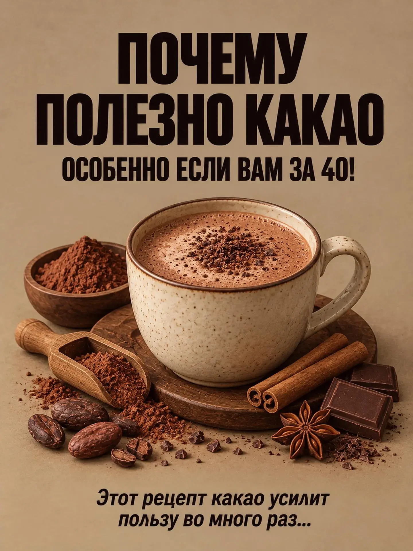 Этот напиток работает лучше любого десерта для сосудов ☕