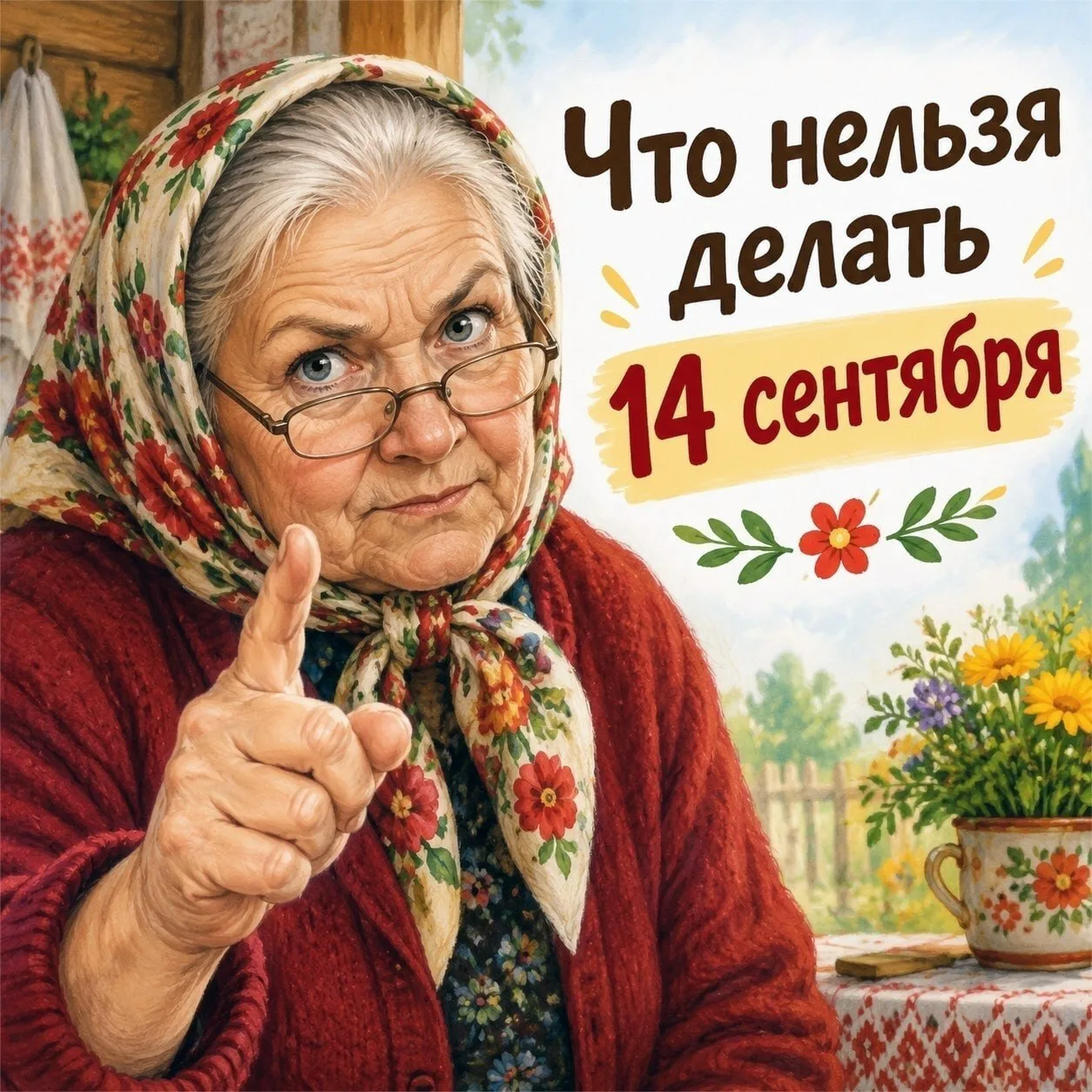 🚫 Что нельзя делать 14 сентября