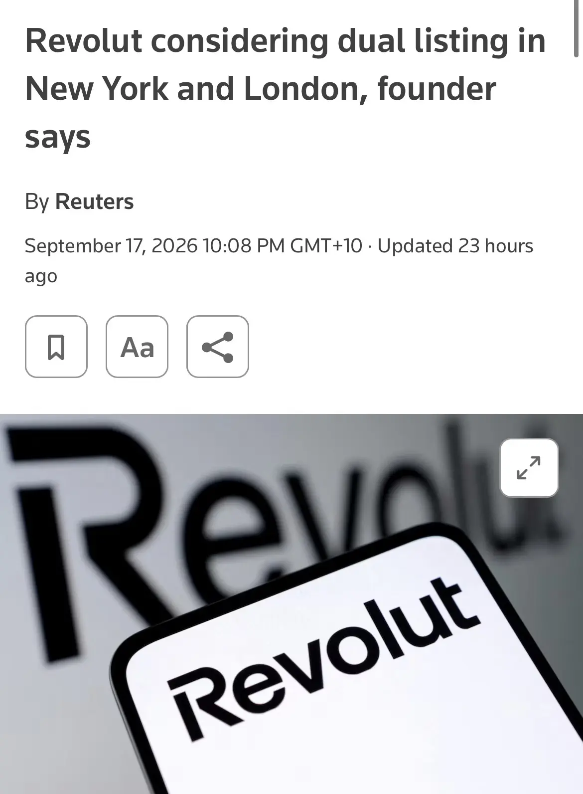Revolut идет на двойное IPO