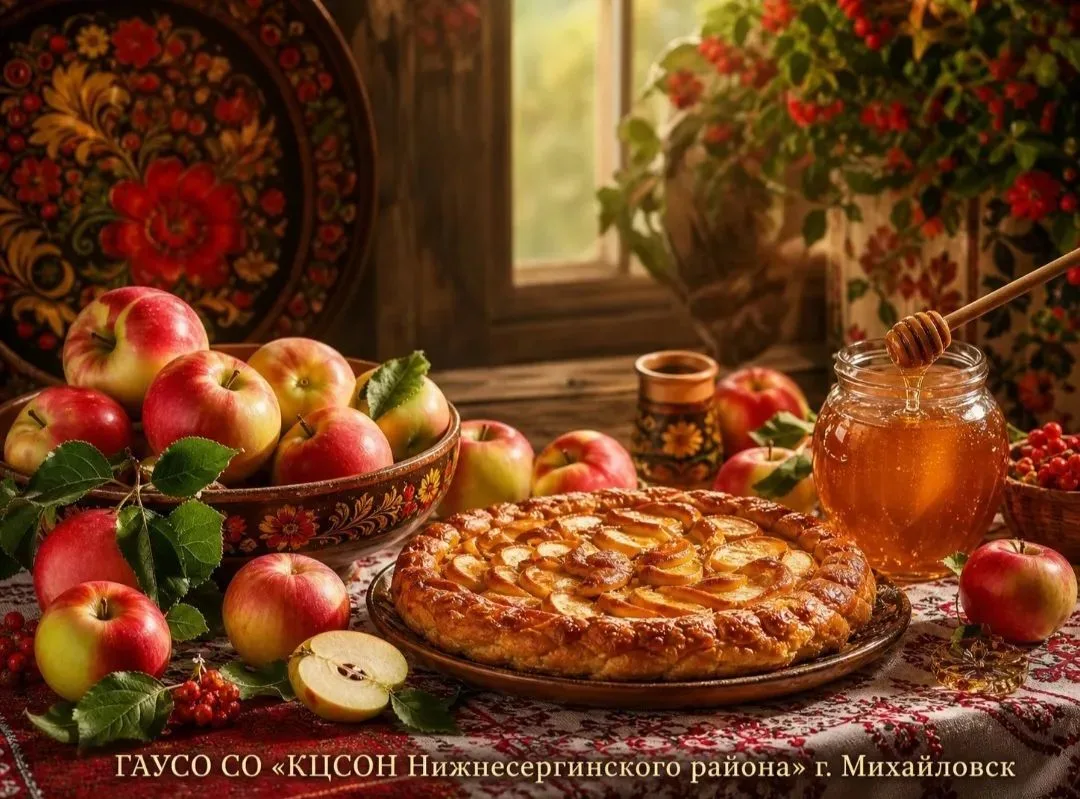 Три Спаса: медовый, яблочный и ореховый.