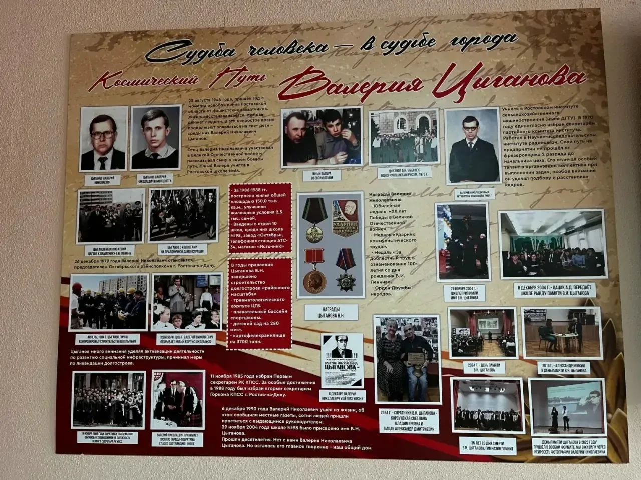 ДЕНЬ ПАМЯТИ ВАЛЕРИЯ НИКОЛАЕВИЧА ЦЫГАНОВА