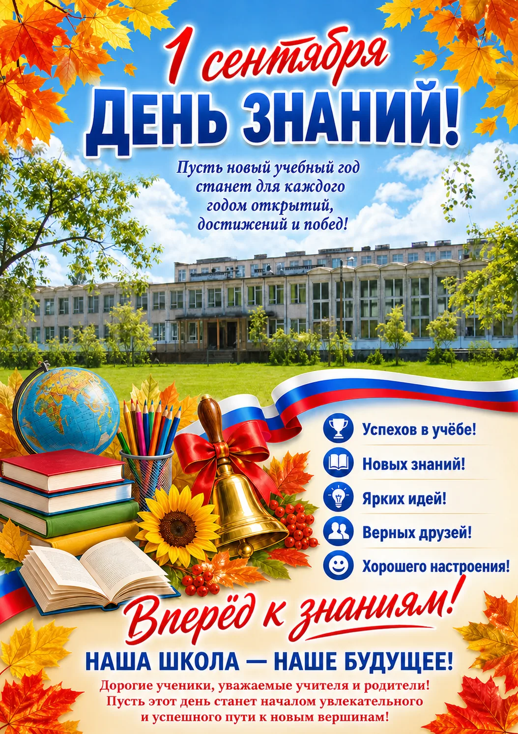 🎈 Поздравляем с 1 сентября — с Днём знаний! 🎈