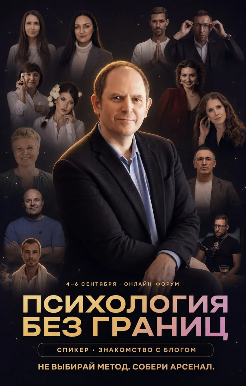 Друзья, привет! Получил приглашение выступить на форуме «Психология без границ» и расск...