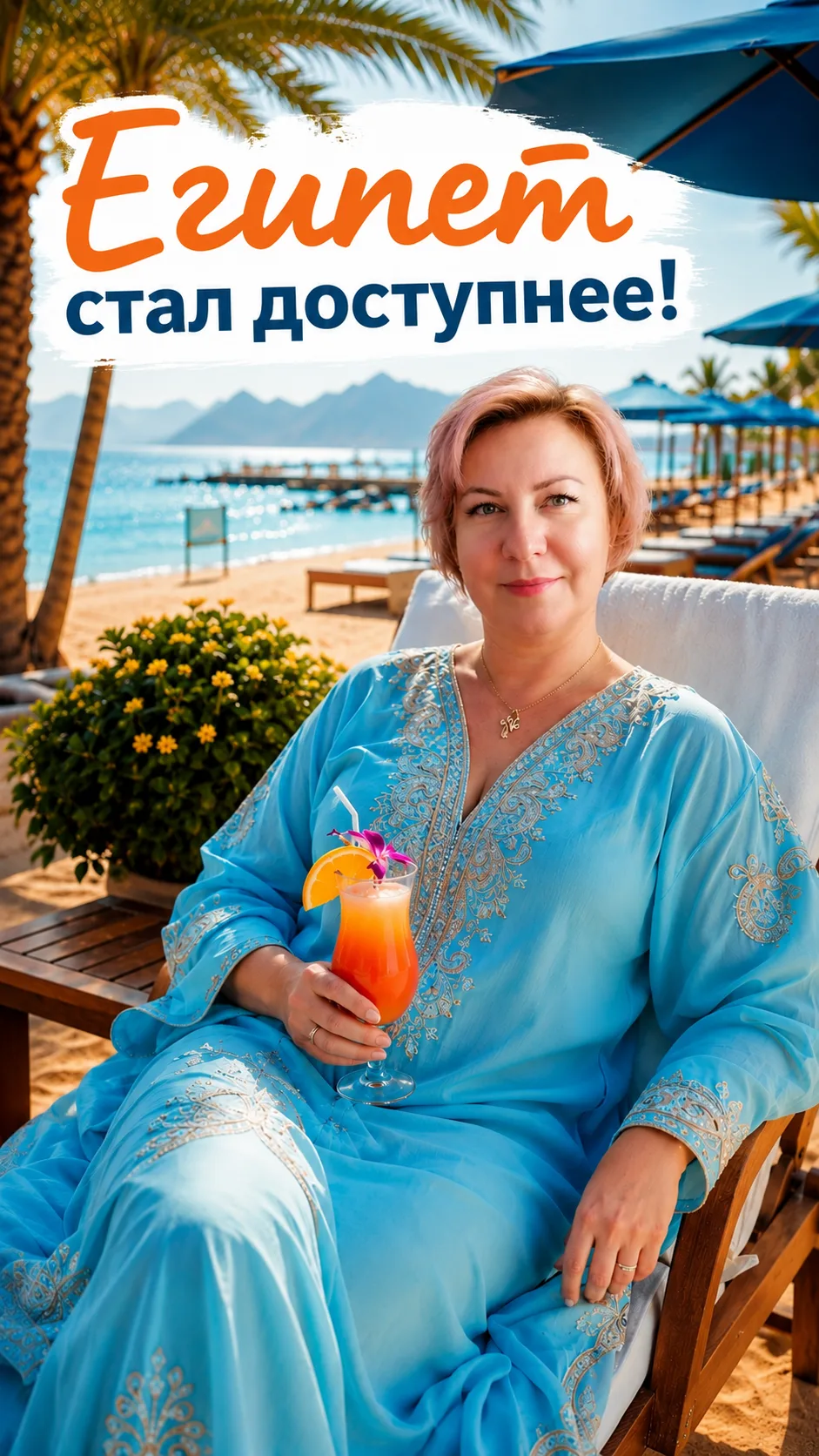 Египет стал ещё доступнее! 🌴

Отличные новости для всех, кто мечтает о море этим летом! ☀️🌊

В июн