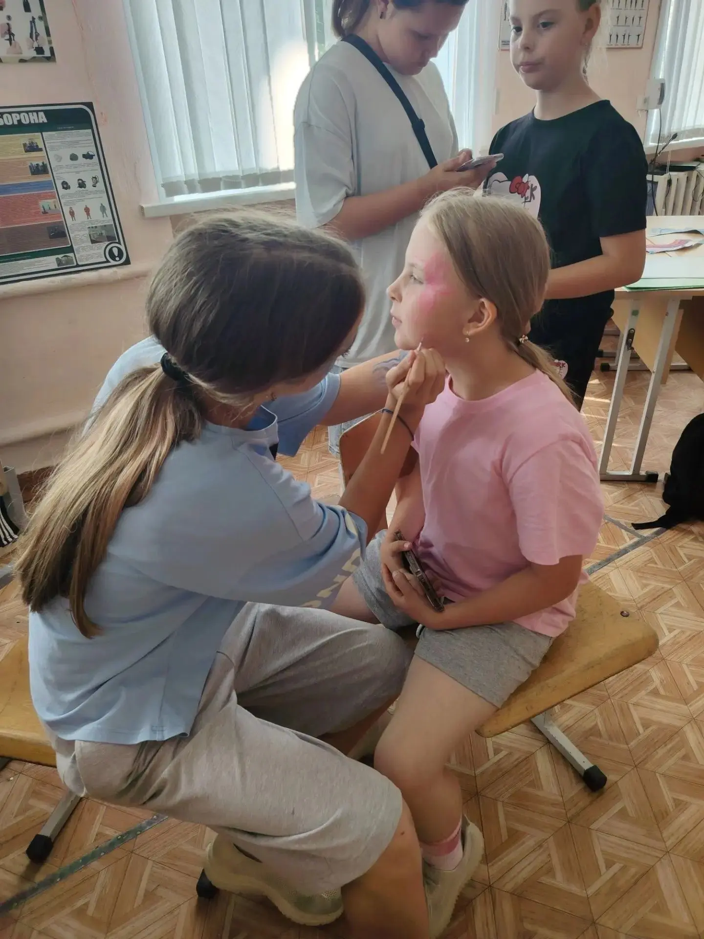 Сегодня в нашем лагере прошёл очень яркий и активный день!К нам приезжали гости из Арамашевского 
ис