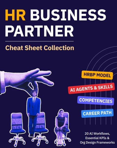 20 KPI HRBP
AIHR (от Эрика ван Вулпена) выпустили небольшой HRBP Cheat Sheet Collection (рекомендую 