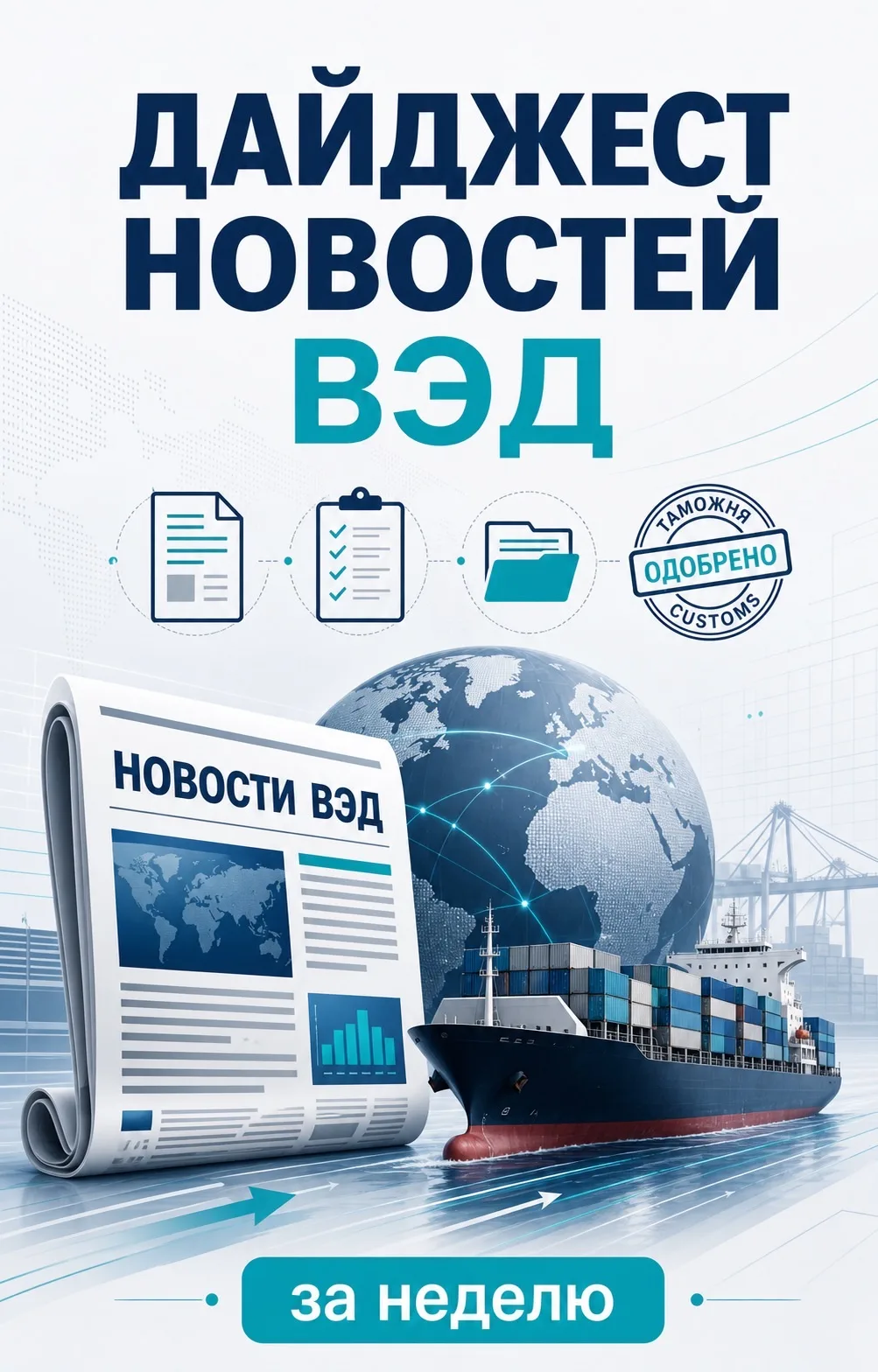 Джазест за неделю новостей ВЭД и Таможенного союза
На этой неделе в сфере внешнеэкономической деятел