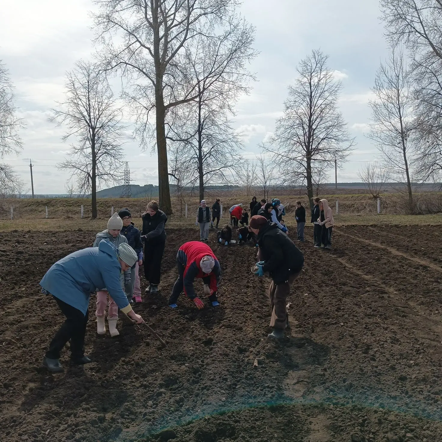 Учёба учёбой, а труд не забываем! 🌱🧑‍🌾