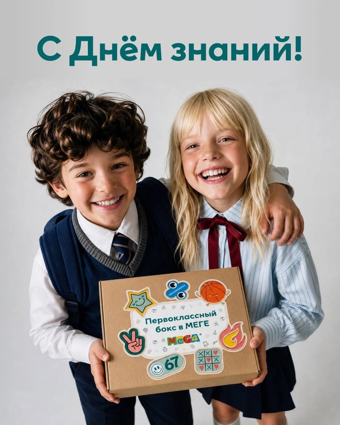В Меге дают подарки детям 😍