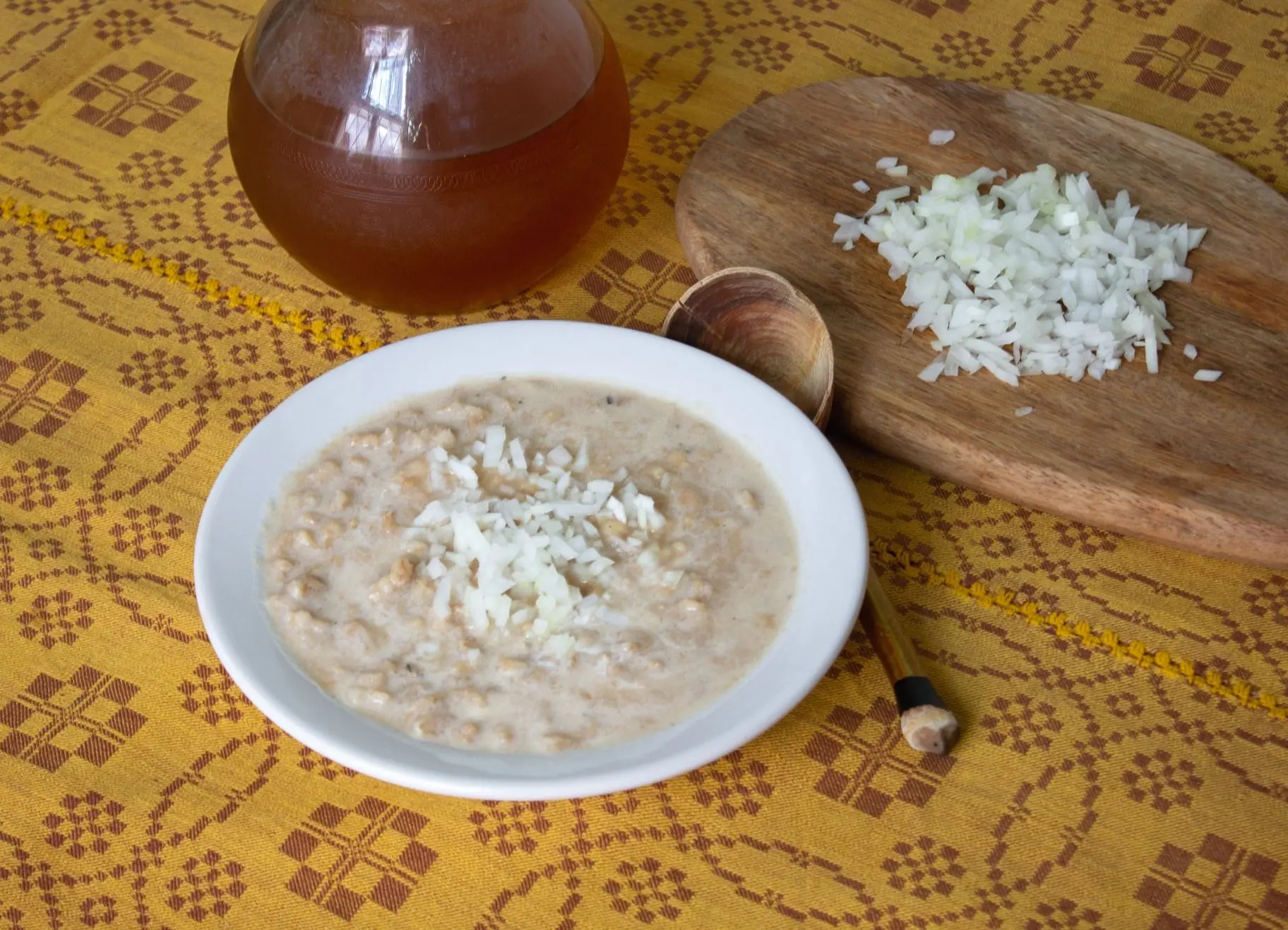 Шти постные с перловкой