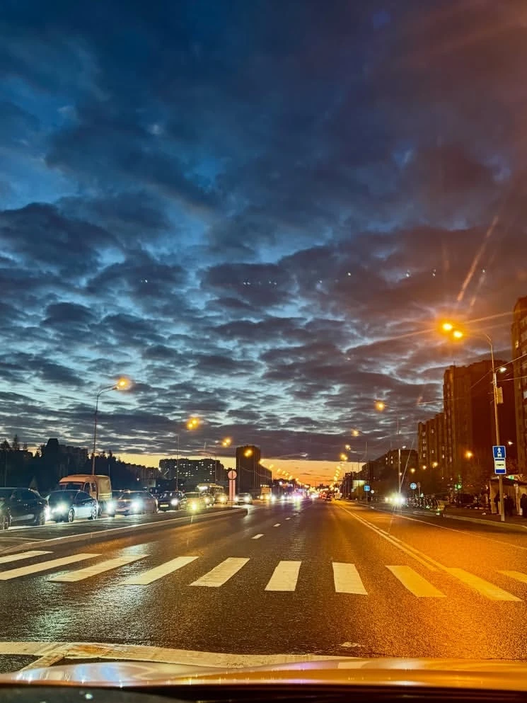 Красивые облака сегодня ☁️