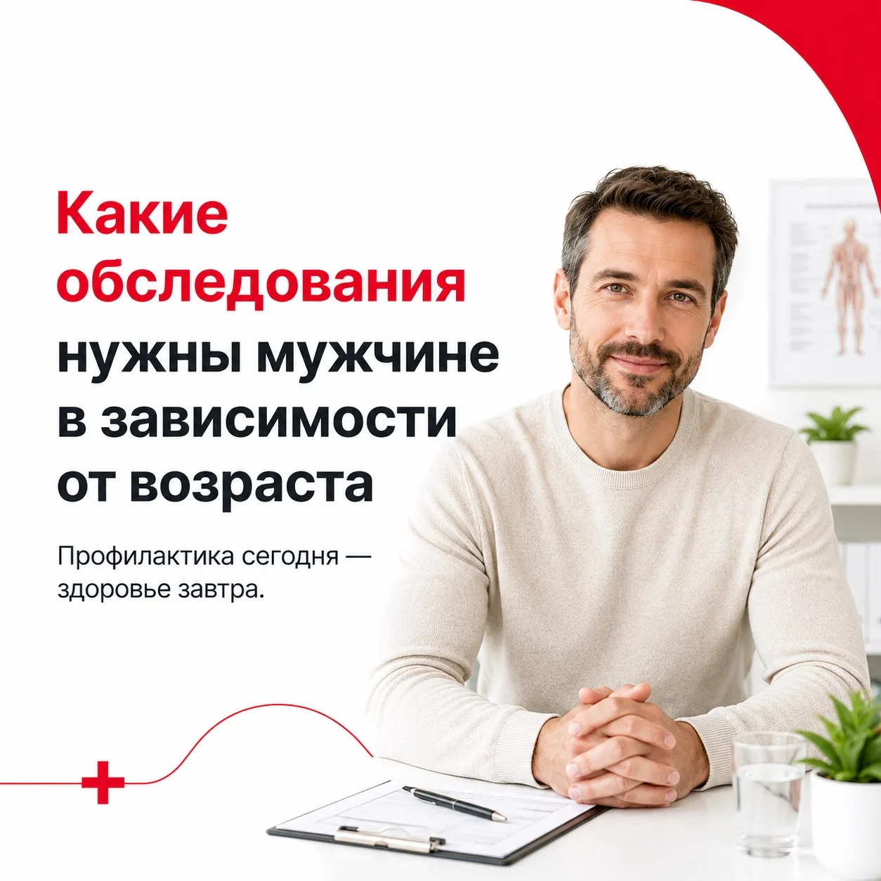 Какие обследования нужны мужчине в зависимости от возраста? 👨🏻‍⚕️