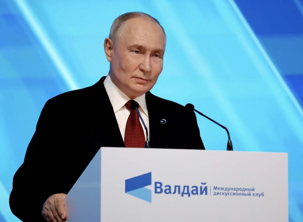 После выступления Владимира Путина на заседании международного дискуссионного клуба «Ва...
