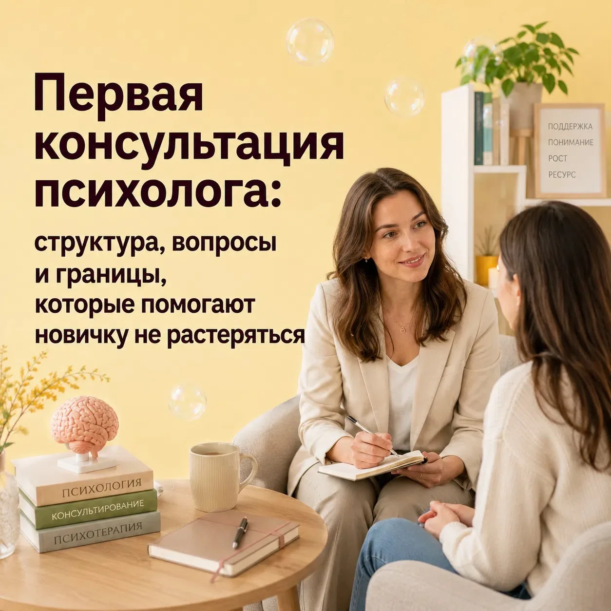 Первая консультация психолога: структура, вопросы и границы, которые помогают новичку не растеряться