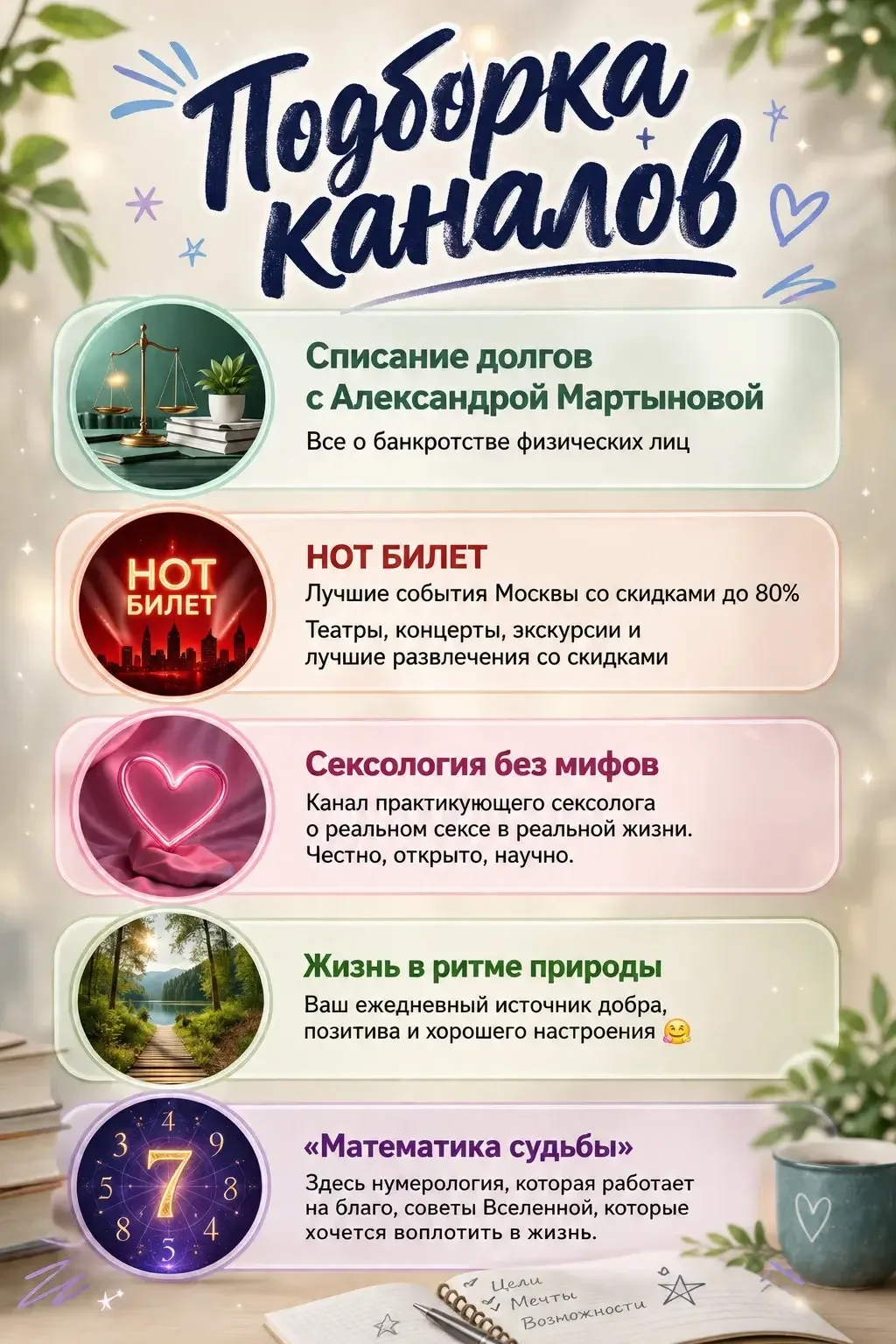 Собрали для вас уникальную подборку каналов, которые сделают вашу ленту по-настоящему живой и интере