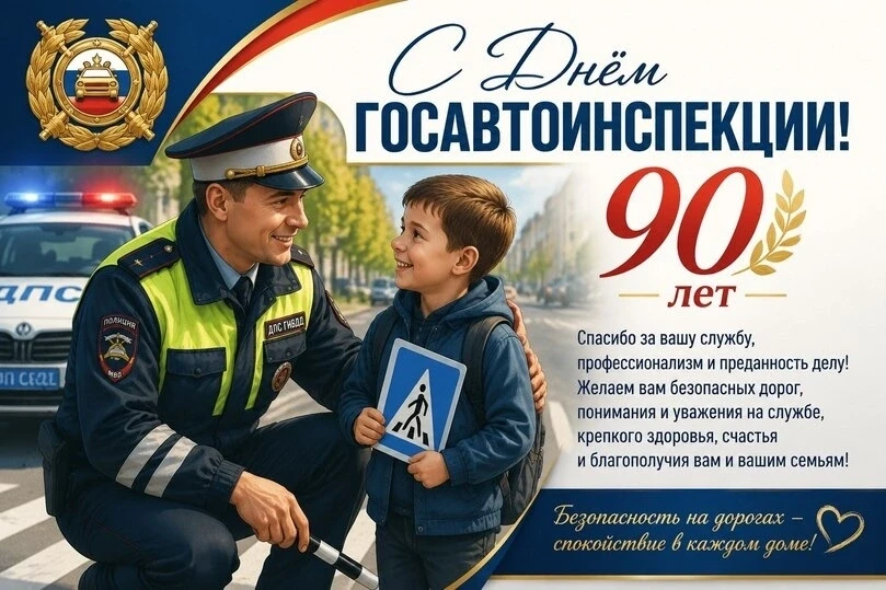 🚓День ГИБДД в 2026 году отмечается 3 июля. Это профессиональный праздник сотрудников Г...